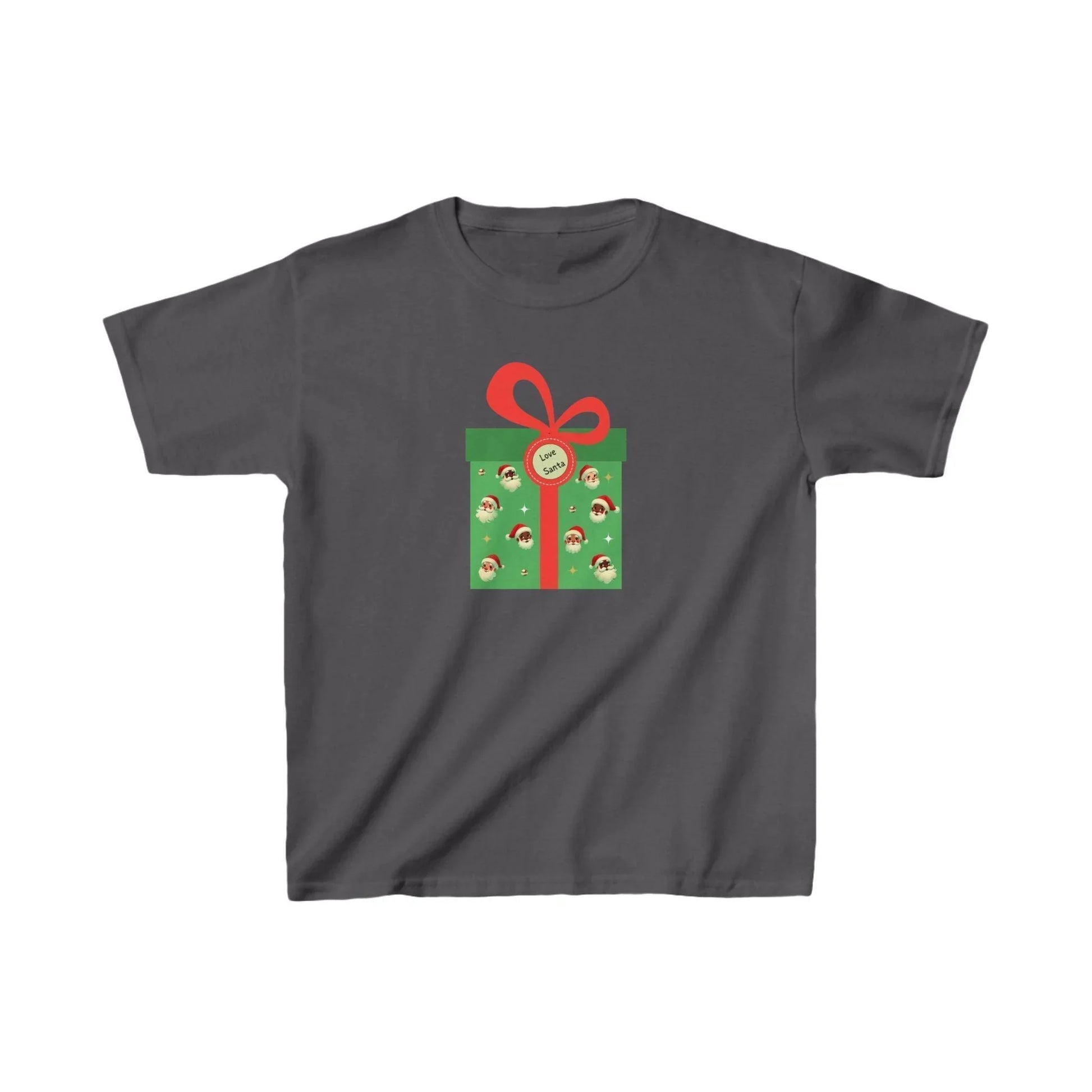 Love Santa Present 🎅 Kids Heavy Cotton™ Tee! - Whippie's