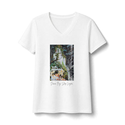 Sleeping Beauty Shirt | Dream Big Sleep Longer Women’s V-Neck Tee