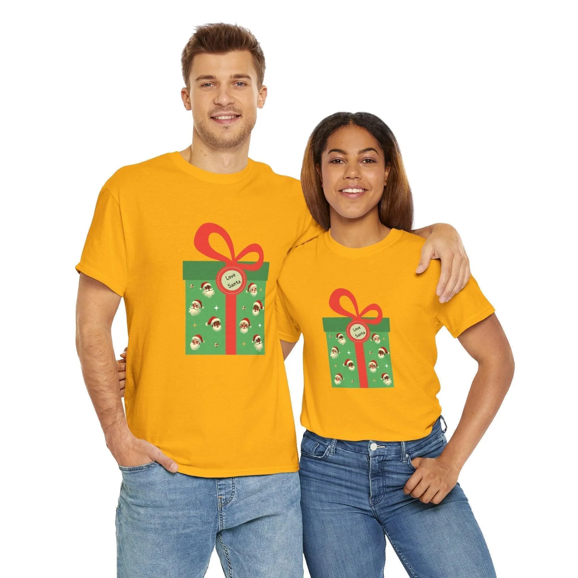 Love Santa Present 🎅 Unisex Heavy Cotton™ Tee! - Whippie's