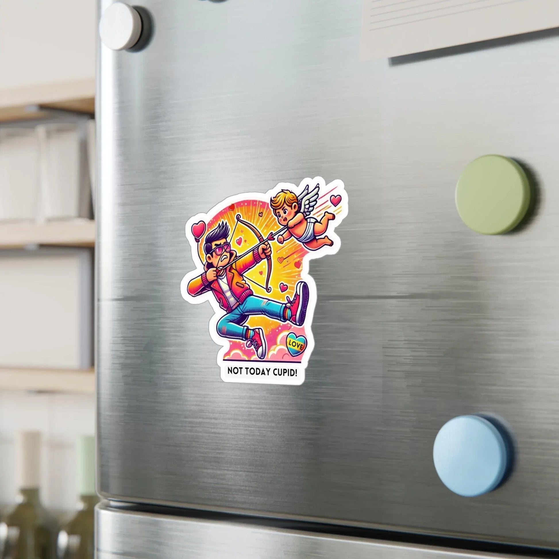 🏹 Cupid Begone! 🏹 Kiss-Cut Vinyl Decal ✨ Love on your own terms! - Whippie's