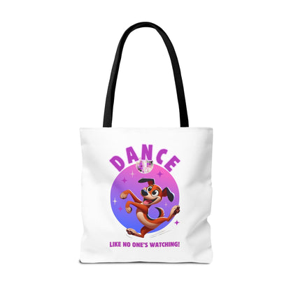 Paw-some Dance Moves Tote Bag - 🐾 Shake Your Tail Feather! 🐾 - Whippie's