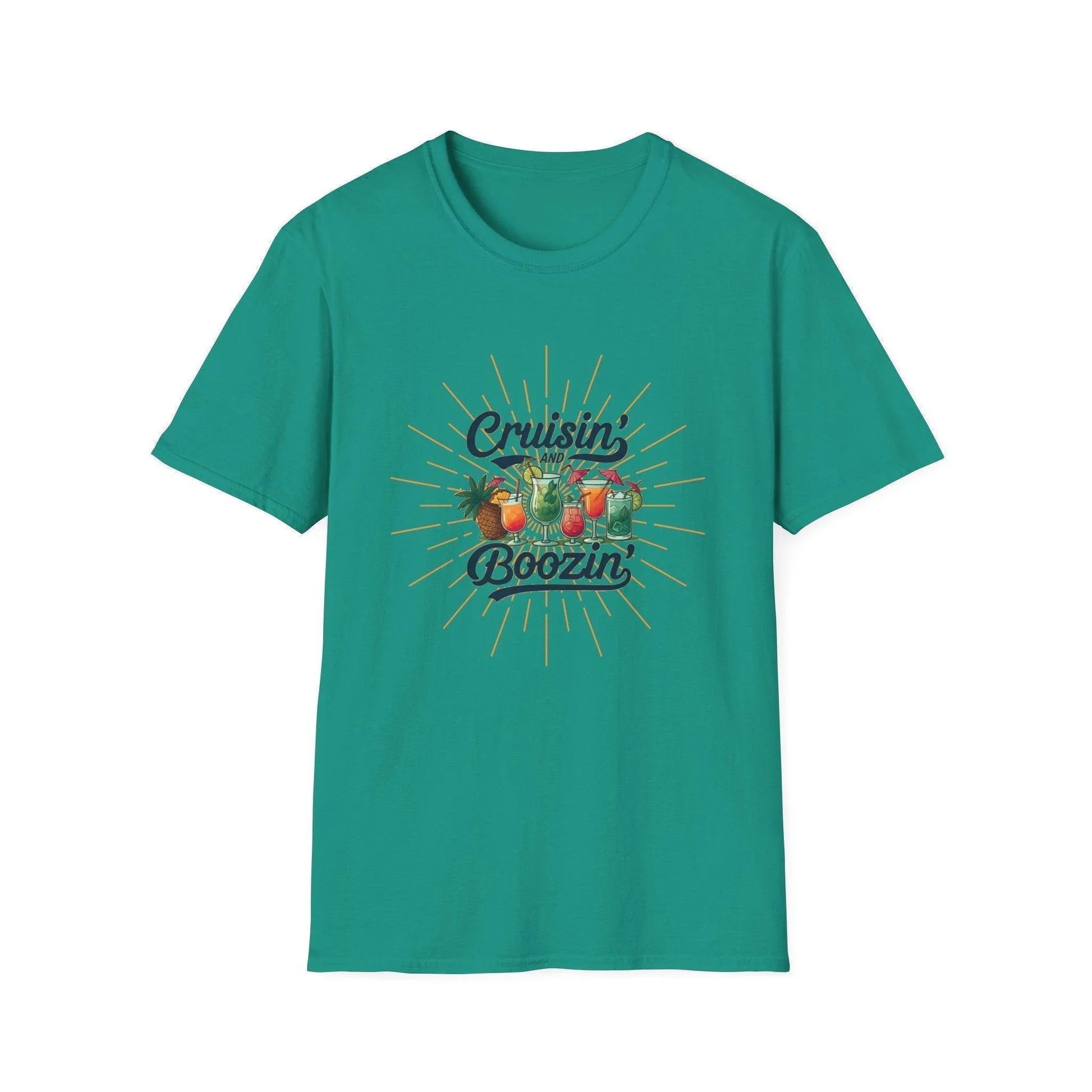 Cruisin' and Boozin Unisex Tee 🛳️🍹 - Whippie's