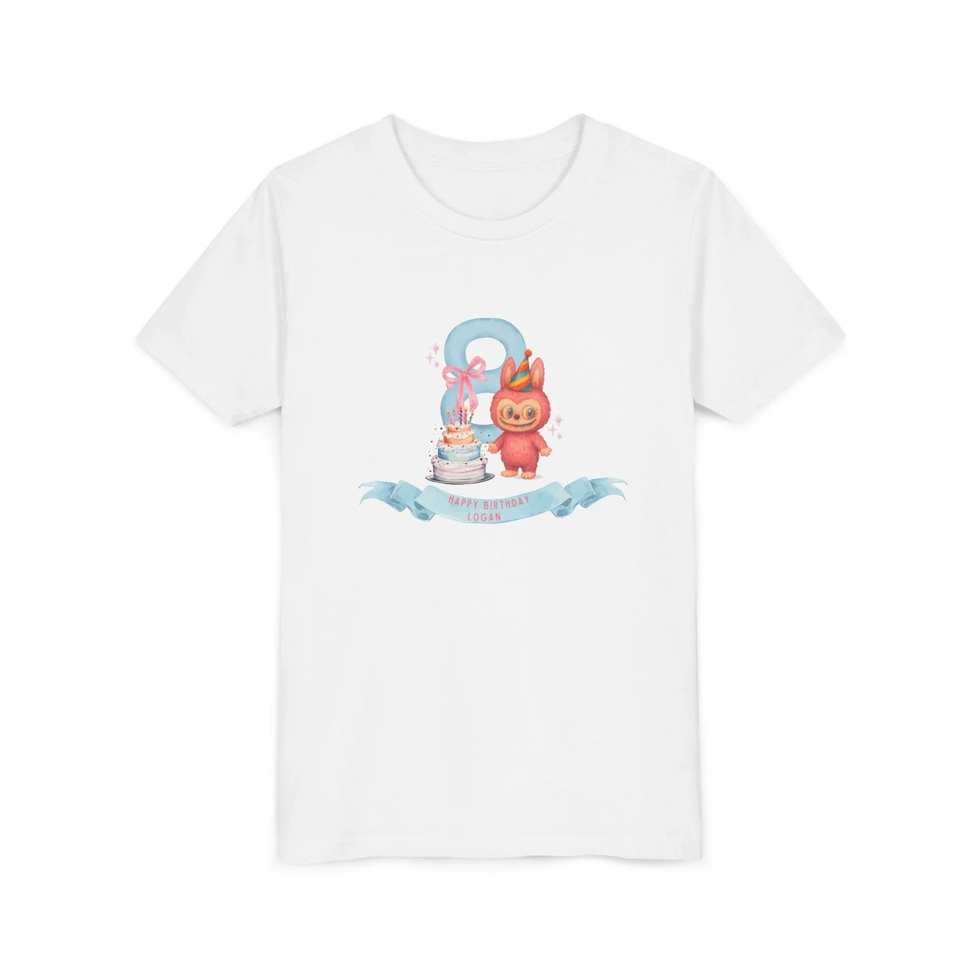 Labubu Birthday Youth Tee - Personalizable - Whippie's