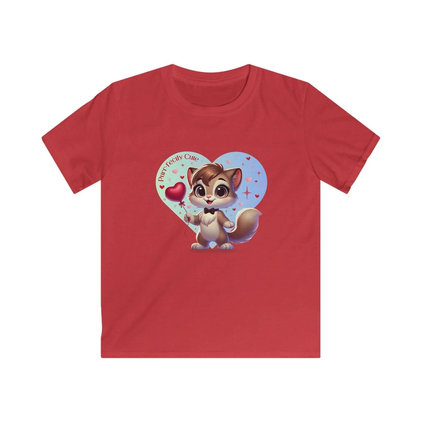 💙 Purr-fectly Cute😻 Kids Softstyle Tee ✨ Dapper style for your little man! - Whippie's