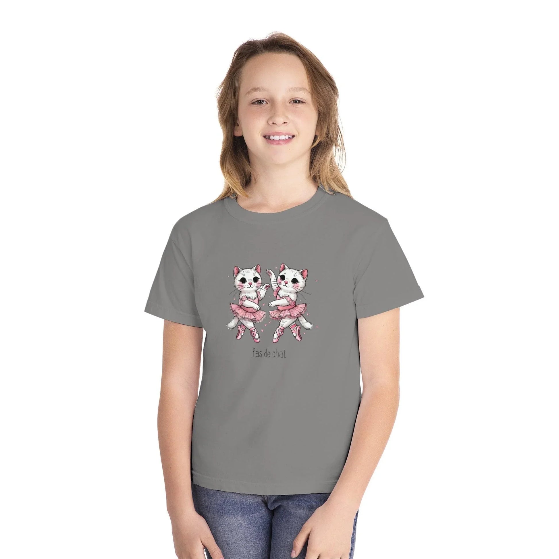 🐈‍⬛ Pas de Chat 🩰 Youth Midweight Tee ✨ - Whippie's