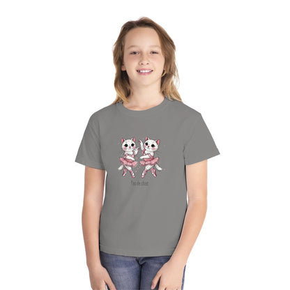 🐈‍⬛ Pas de Chat 🩰 Youth Midweight Tee ✨ - Whippie's