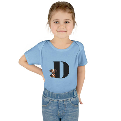 Alphabet Adventures: Letter D - Dog Baby Onesie Dress Your Little Darling in Dog-gone Delightful Style - Whippie's