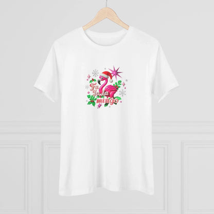 🦩🎅 Fa La La Mingo! ❄️🌟 - Women's Softstyle Tee - Whippie's