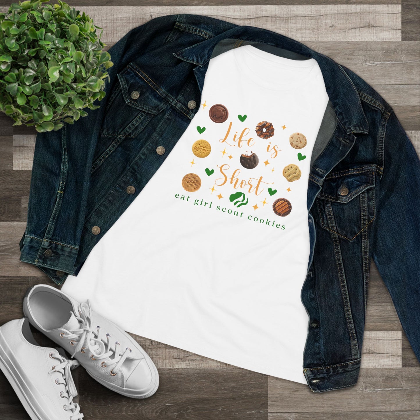 Life is Short, Eat Girl Scout Cookies Tee | Women's (LBB)