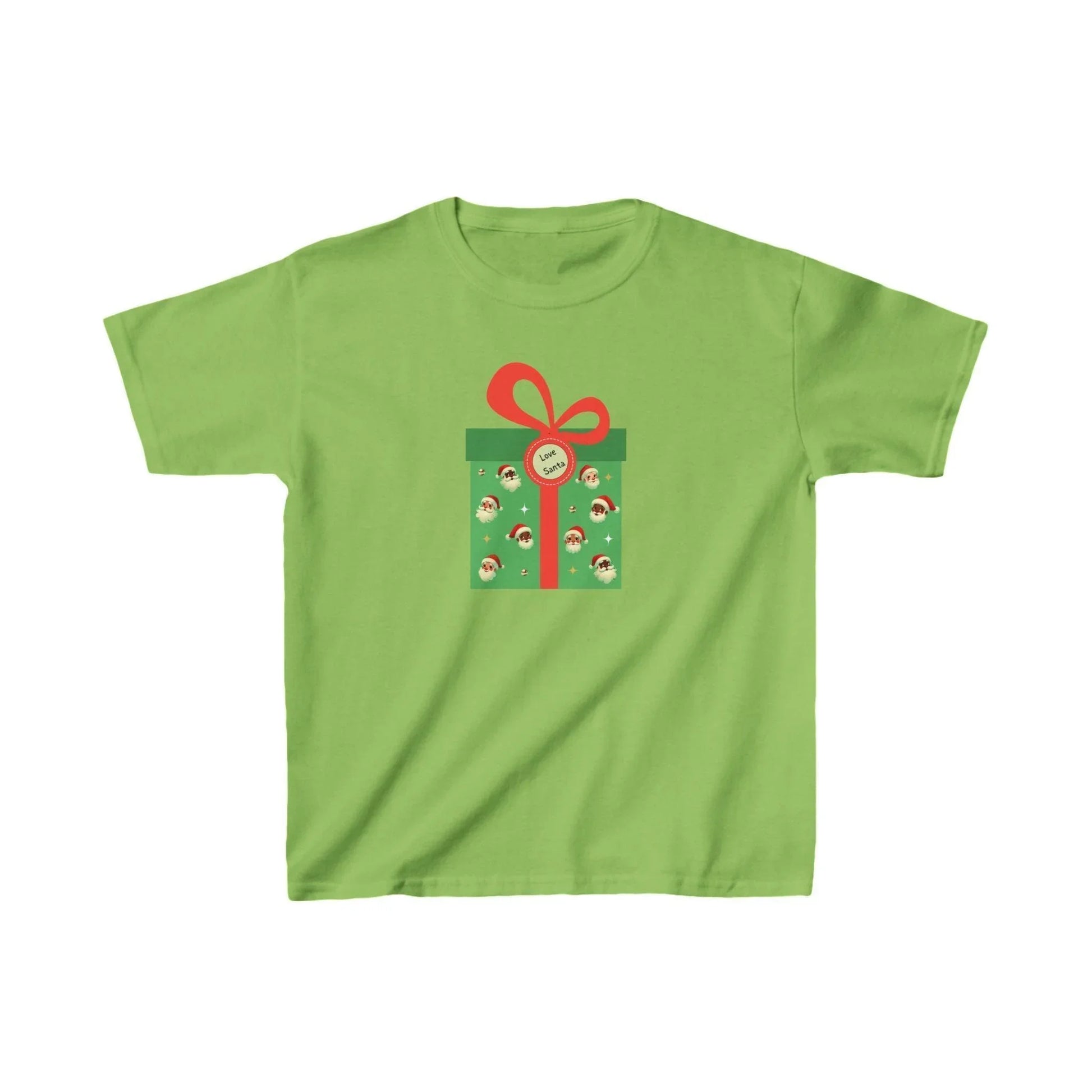 Love Santa Present 🎅 Kids Heavy Cotton™ Tee! - Whippie's