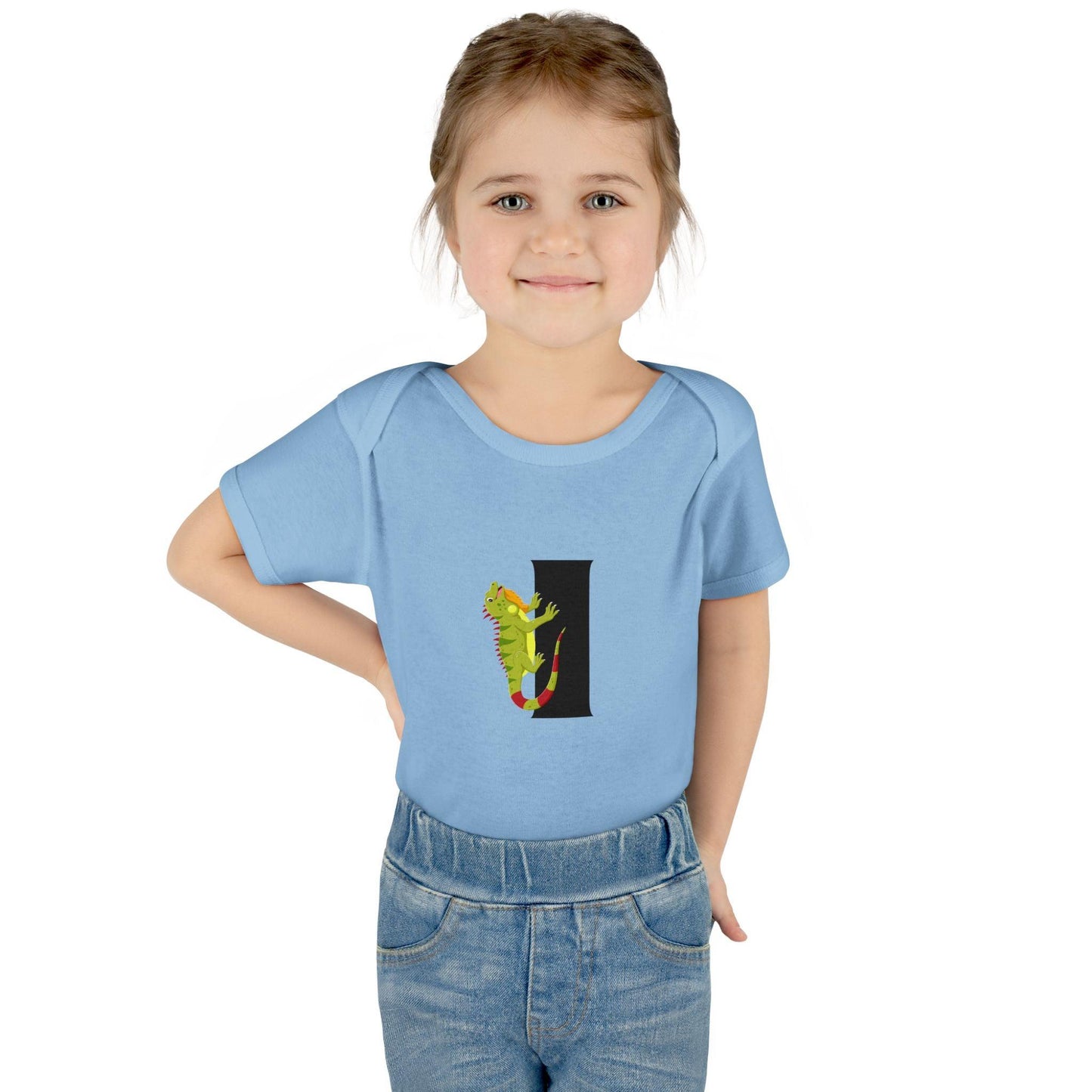 Alphabet Adventures: Letter I - Incredible Iguana Baby Onesie I is for Incredible Iguana! - Whippie's