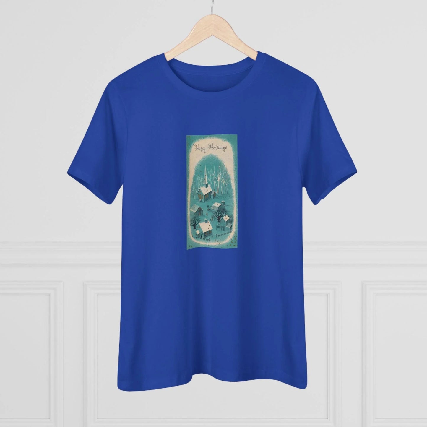 Happy Holidays - Vintage Village - Women's Tee - Whippie's