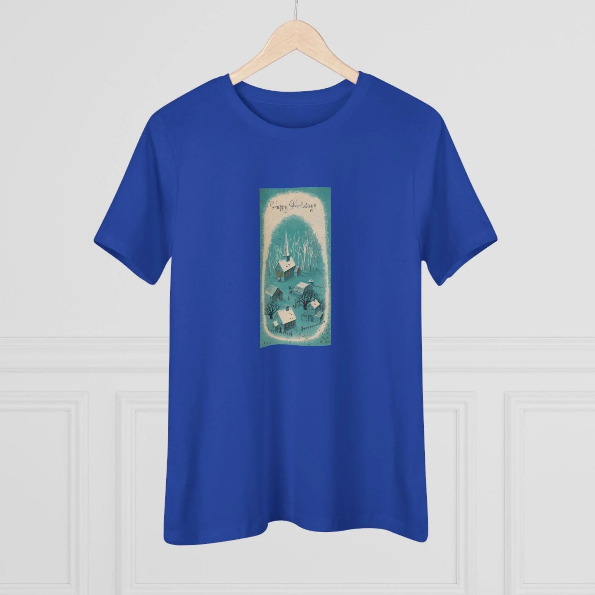 Happy Holidays - Vintage Village - Women's Tee - Whippie's