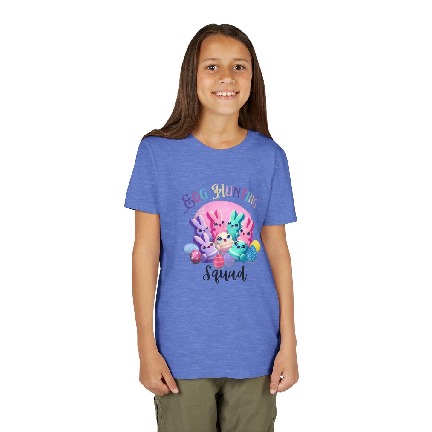 Egg Hunting Squad Youth Tee - 🐣🐰 Hop into Easter Fun! 🐰🐣 - Whippie's