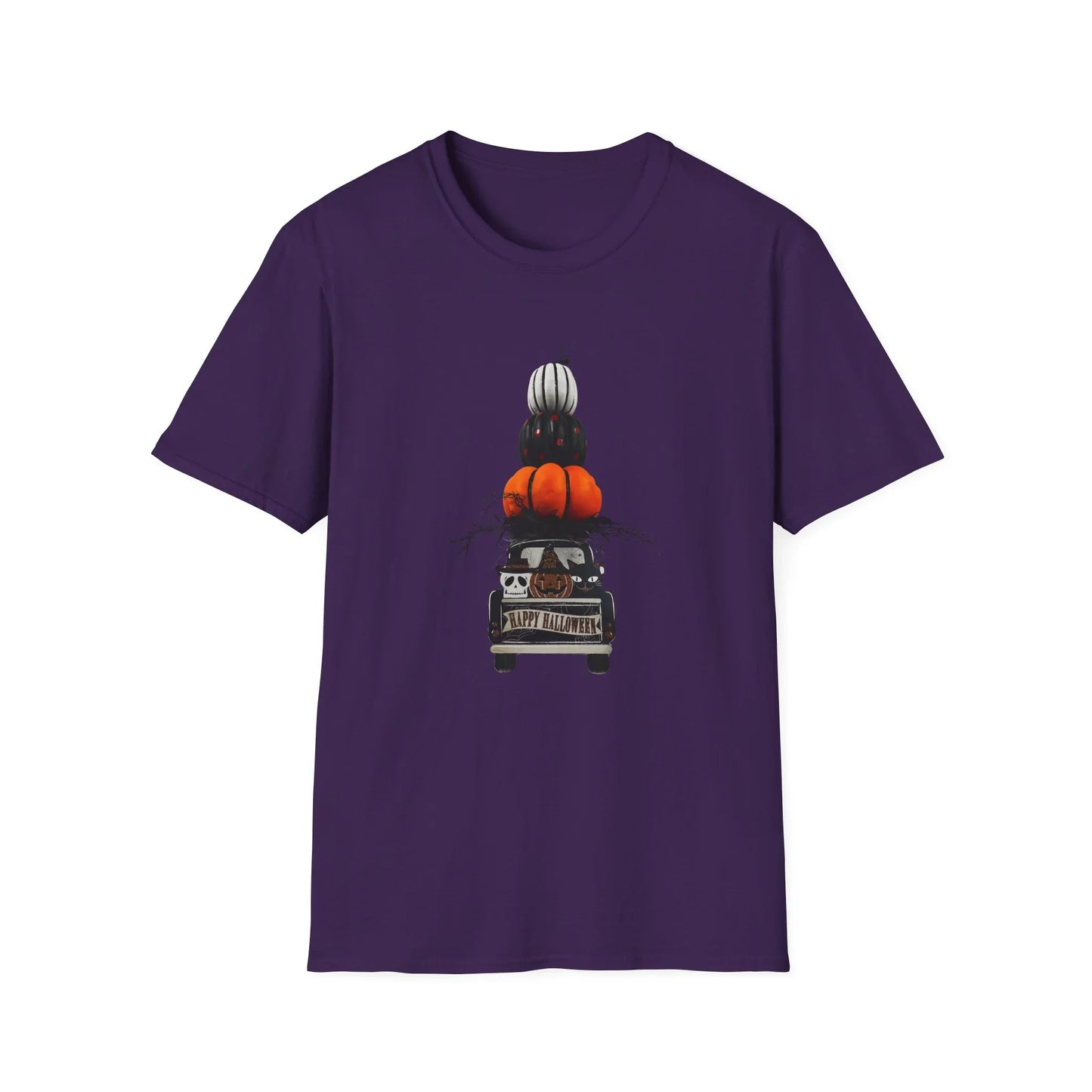 Halloween Truck | Festive Pumpkin Pickup Unisex Tee