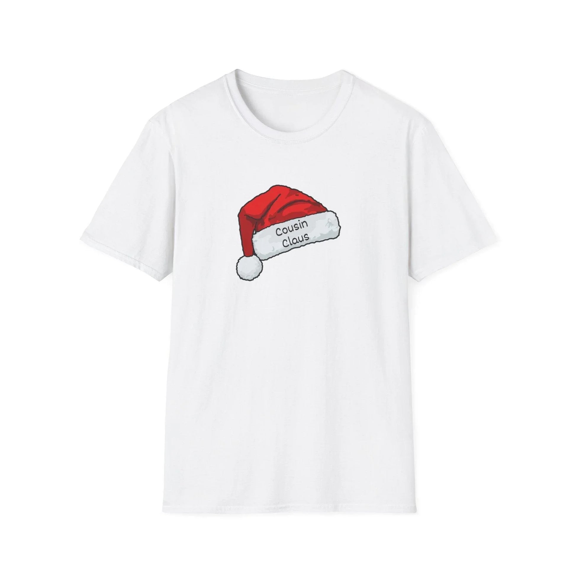 Cousin Claus: The Coolest Santa in Town 🎅- Unisex Softstyle T-shirt - Whippie's