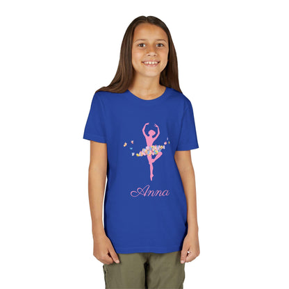 Butterfly Ballerina [Dancer Name] Youth Tee - Personalizable - Whippie's