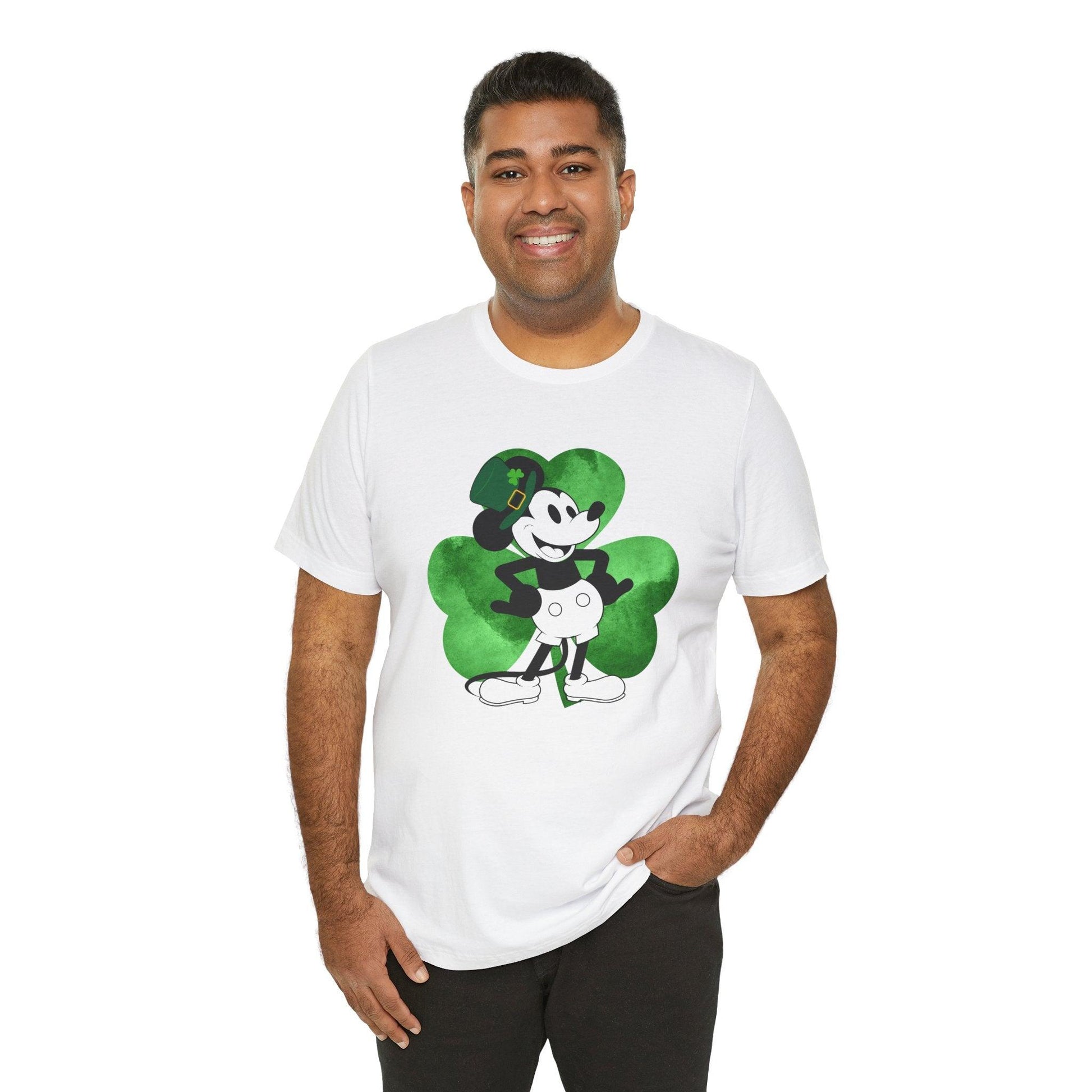 Lucky Willie St. Patrick's Day Tee - Feelin' Lucky with Friends! 🍀🐭 - Whippie's
