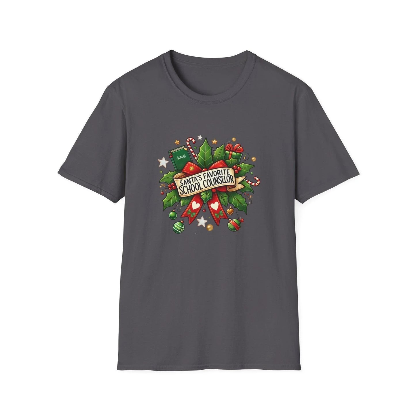 Santa's Favorite School Counselor Unisex Tee 🍎🎅 - Whippie's