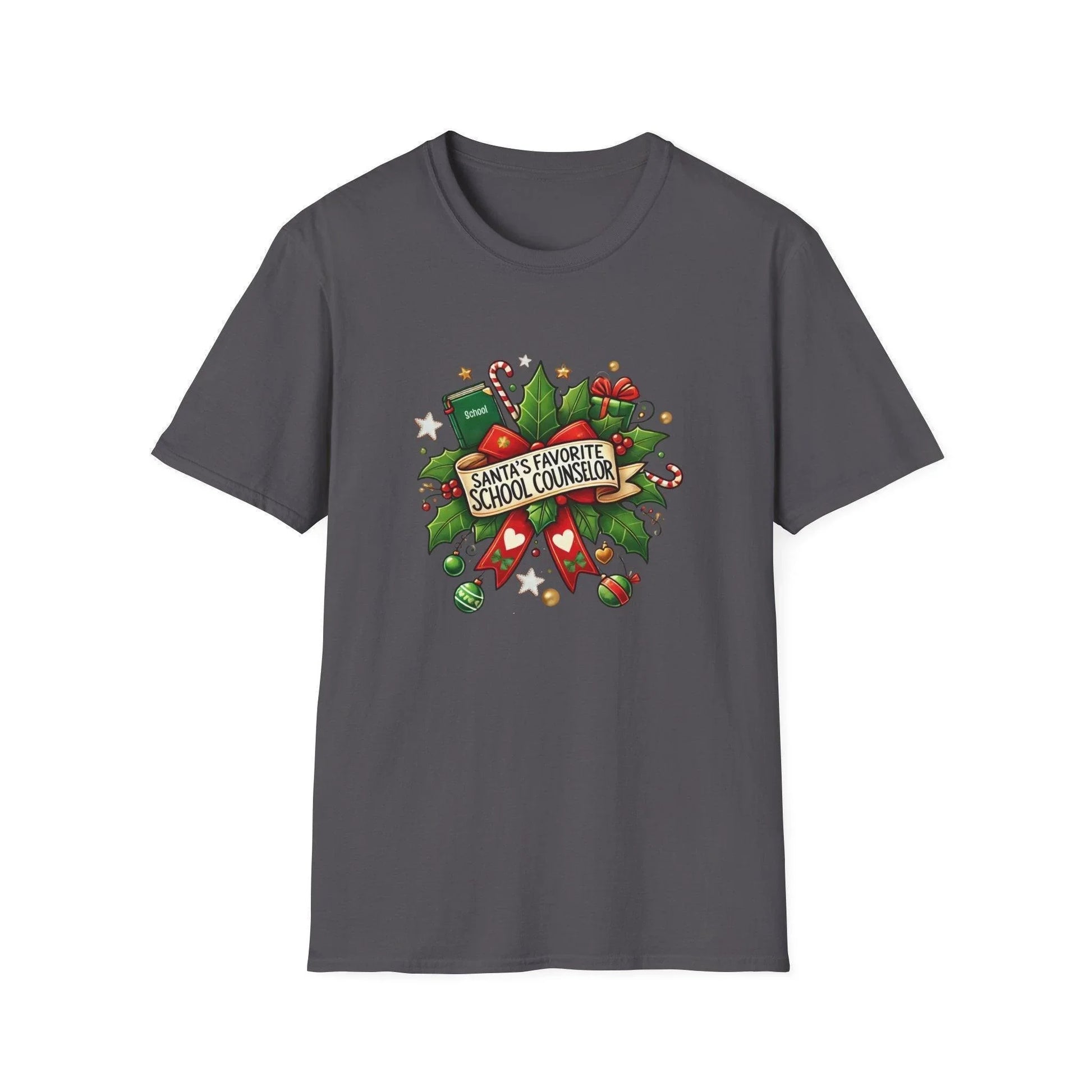Santa's Favorite School Counselor Unisex Tee 🍎🎅 - Whippie's