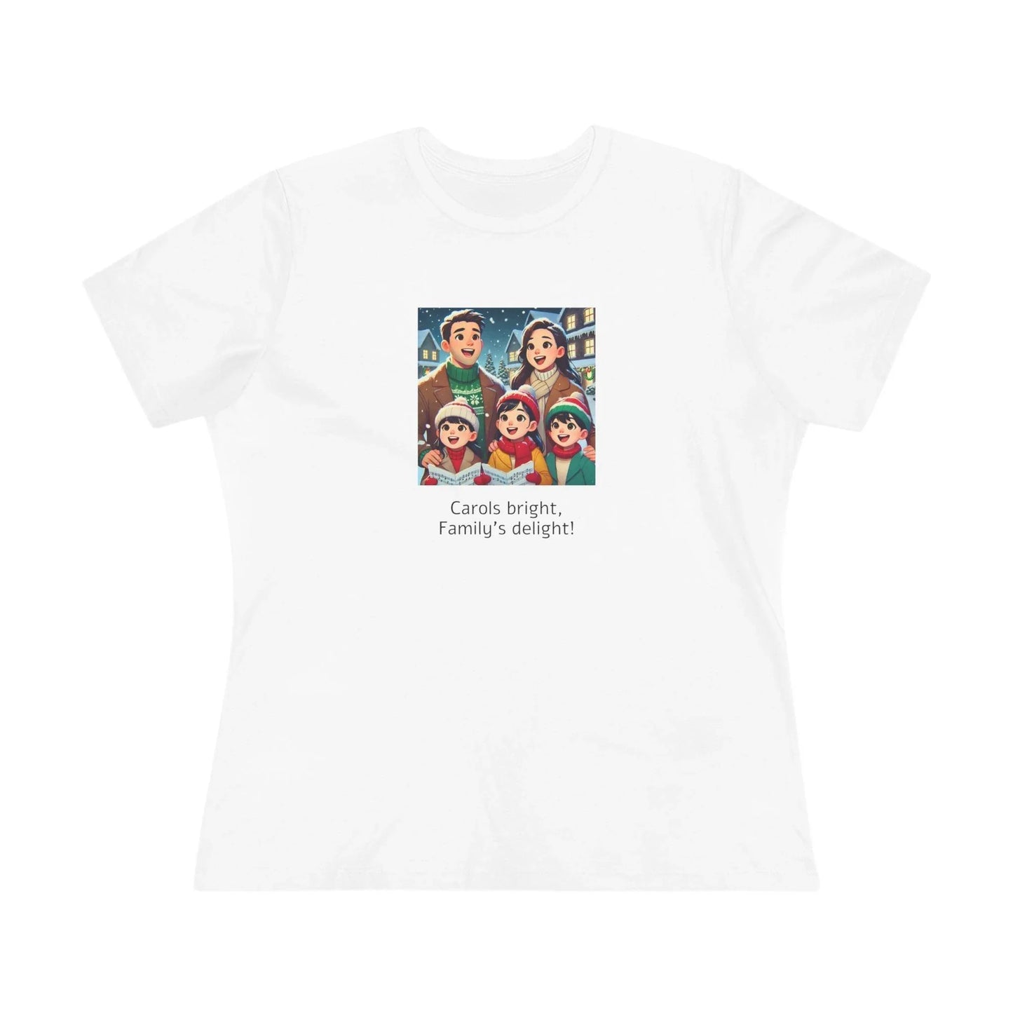 Carols bright, Family's delight! - Women's Softstyle Tee - Whippie's