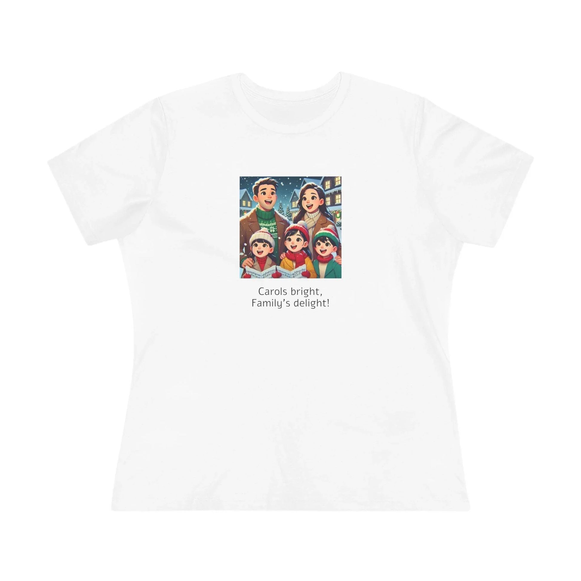 Carols bright, Family's delight! - Women's Softstyle Tee - Whippie's