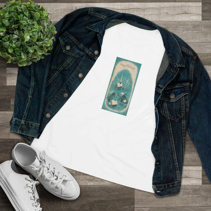 Happy Holidays - Vintage Village - Women's Tee - Whippie's