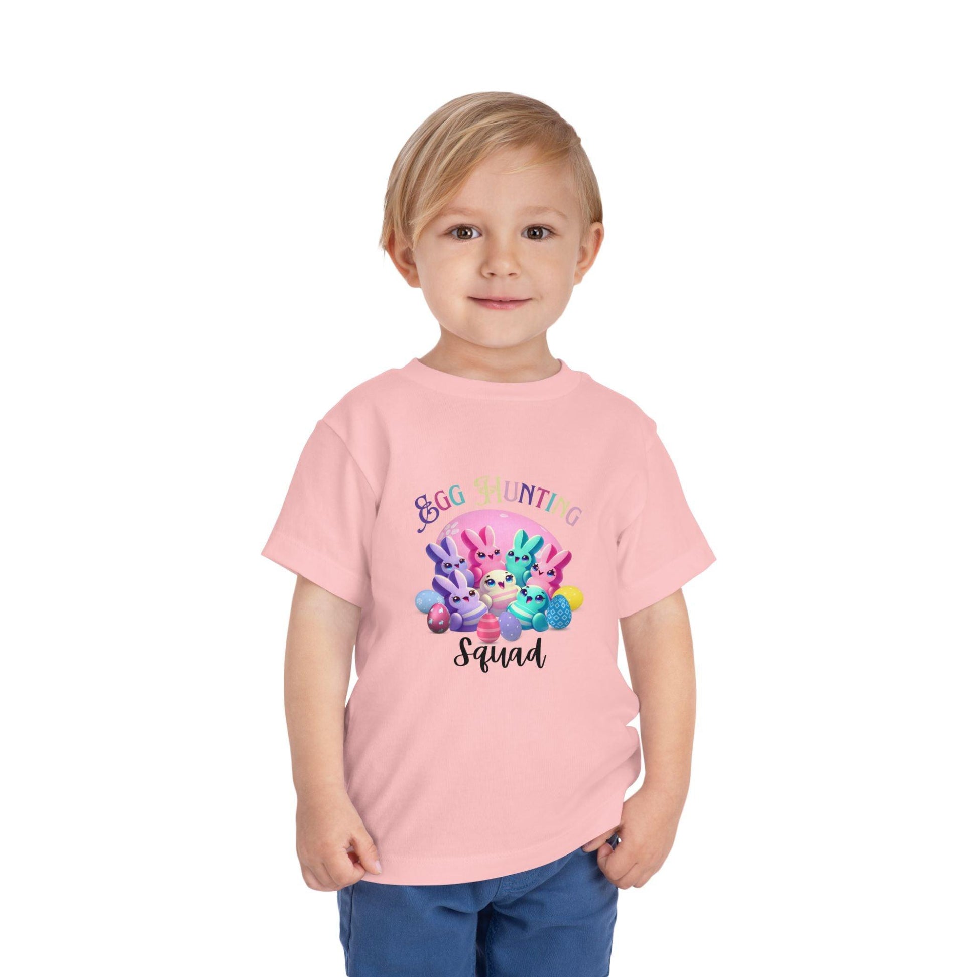 Egg Hunting Squad Toddler Tee - 🐣🐰 Hop into Easter Fun! 🐰🐣 - Whippie's