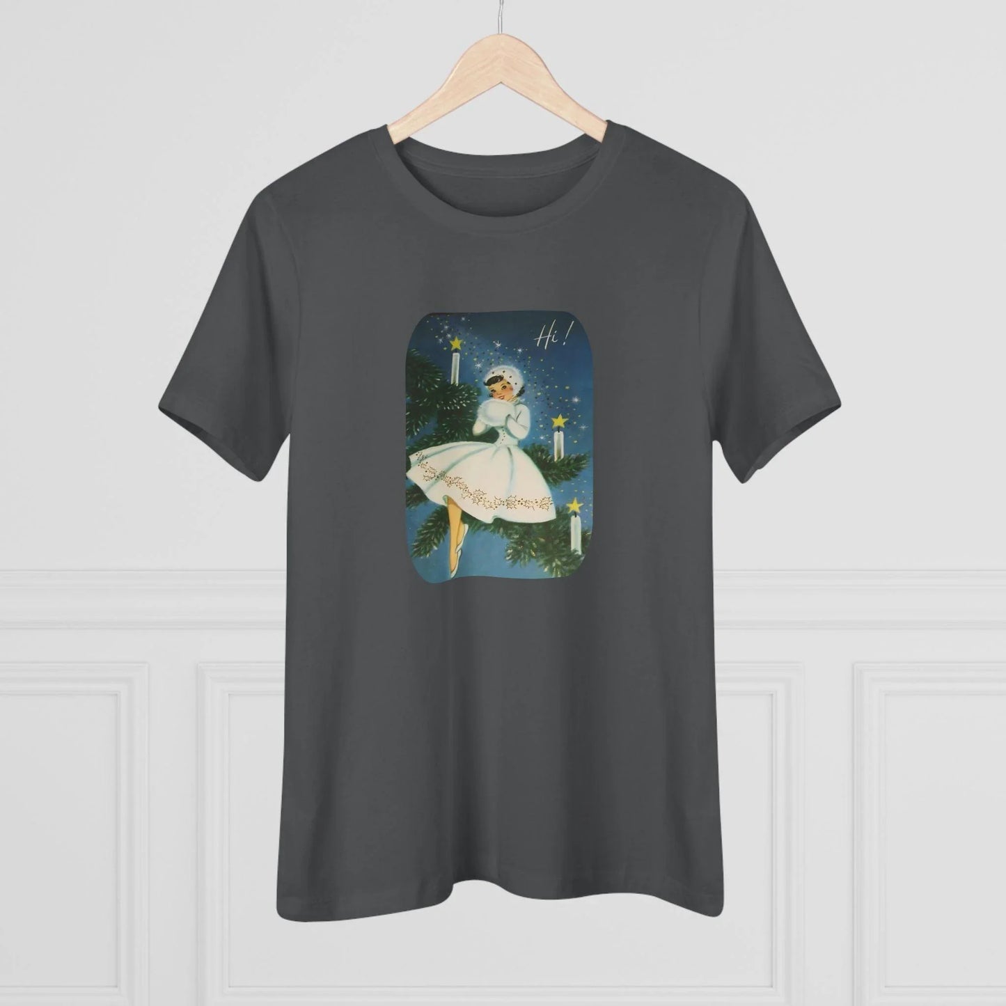 Hi! Lady in White - Women's Tee - Whippie's