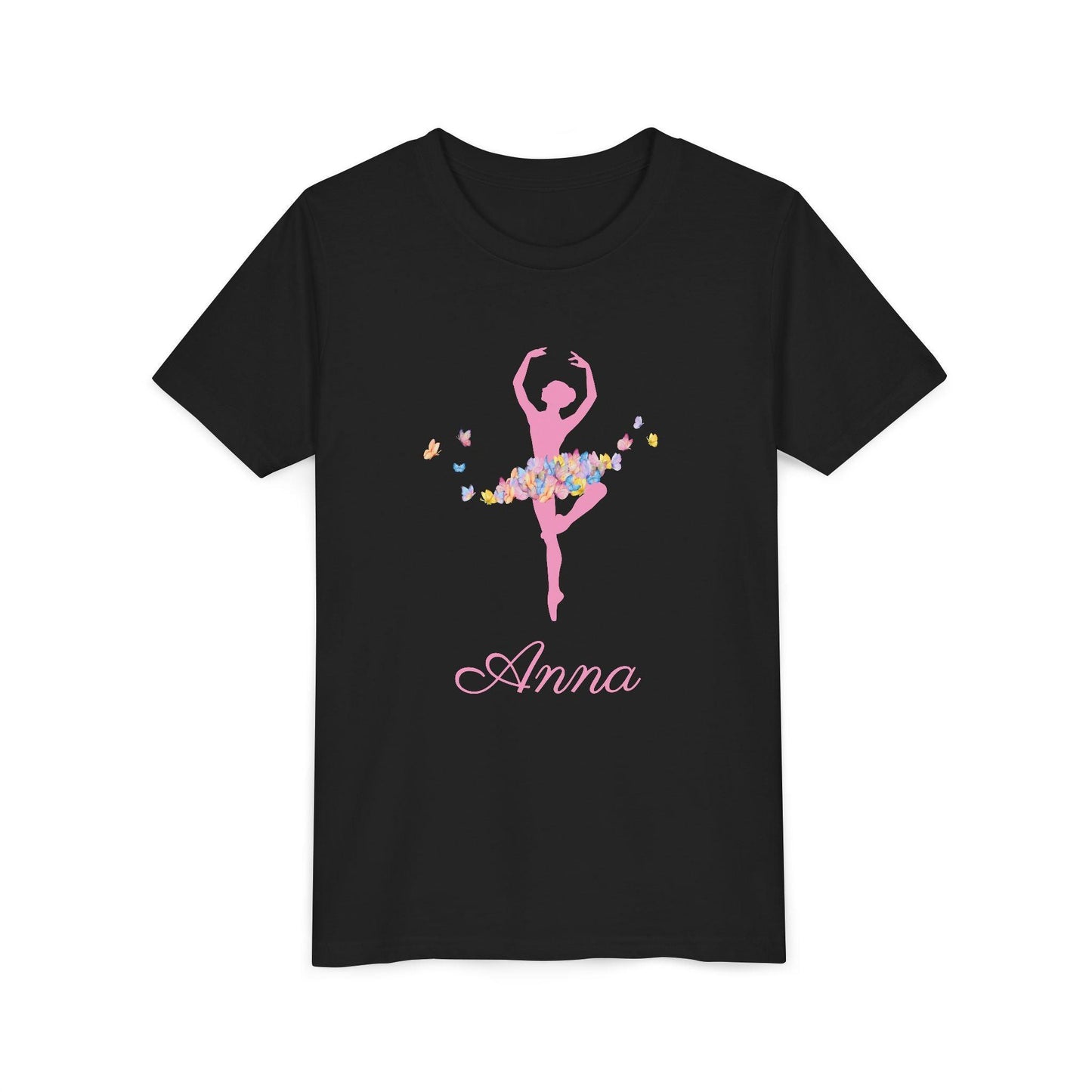 Butterfly Ballerina [Dancer Name] Youth Tee - Personalizable - Whippie's