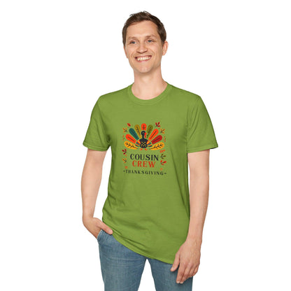 Thanksgiving Cousin Crew - Gobble 'Til You Wobble with Your Favorite Cousins! 🦃🍁 Unisex T-Shirt - Whippie's