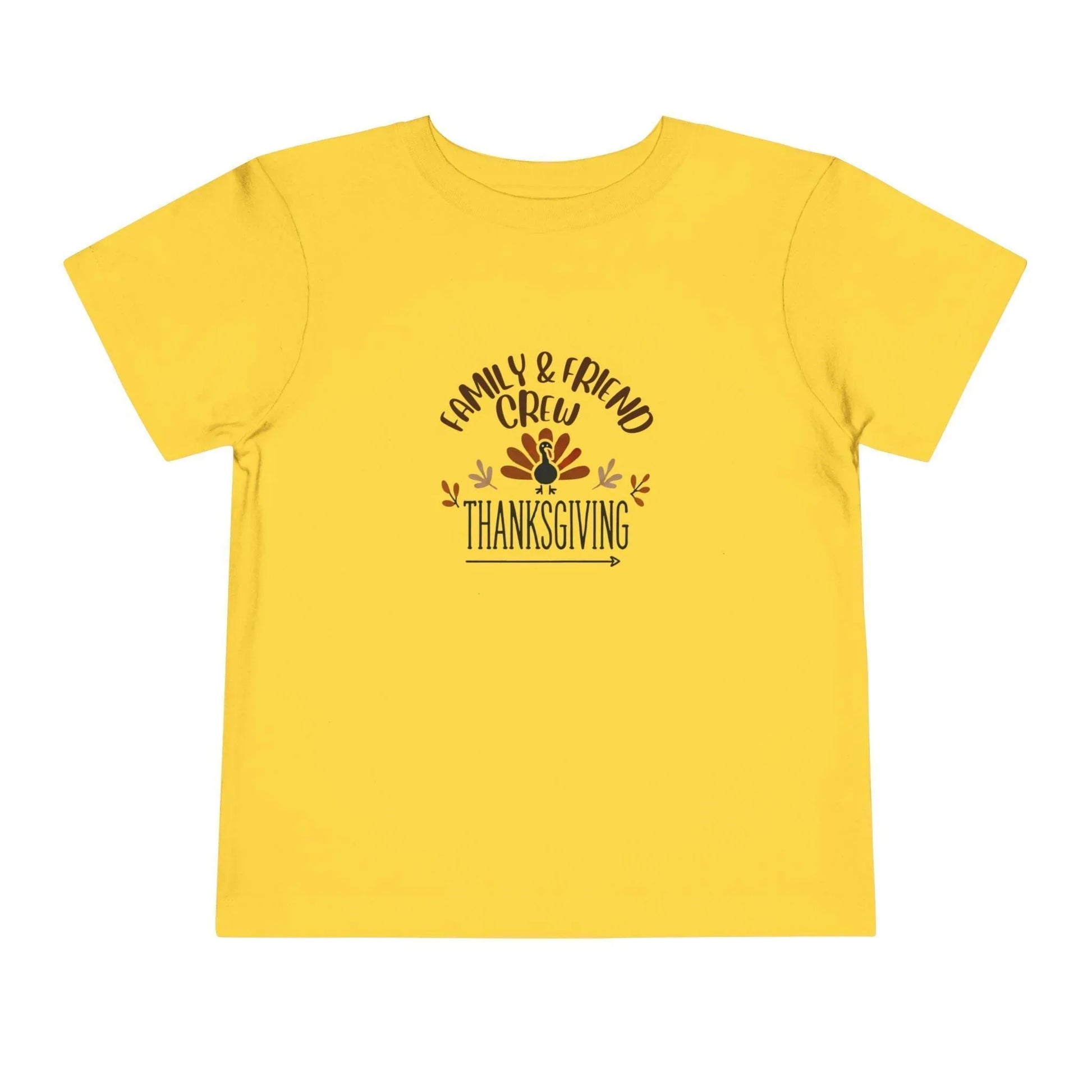 Thanksgiving Family & Friend Crew - Toddler Short Sleeve Tee - Whippie's