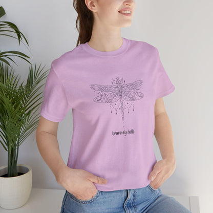 Heavenly Hello Unisex Jersey Tee - 🕊️ Carry a Piece of Heaven Close to Your Heart 🕊️ - Whippie's