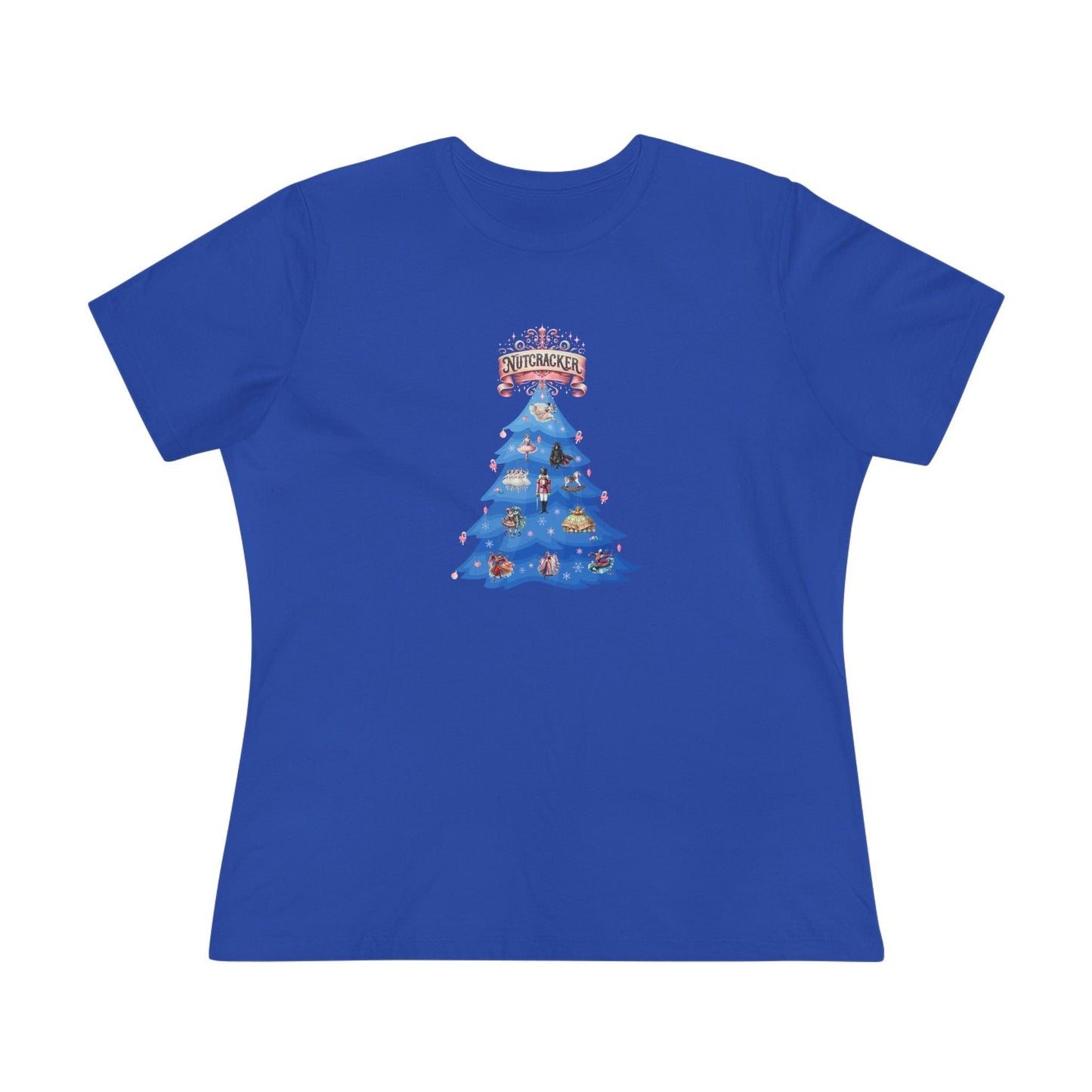 Nutcracker Christmas Tree - A Festive Affair! 🎄✨ Women's Softstyle Tee - Whippie's