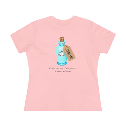 Alice in Wonderland Cocktail Shirt - Curiouser and Curiouser