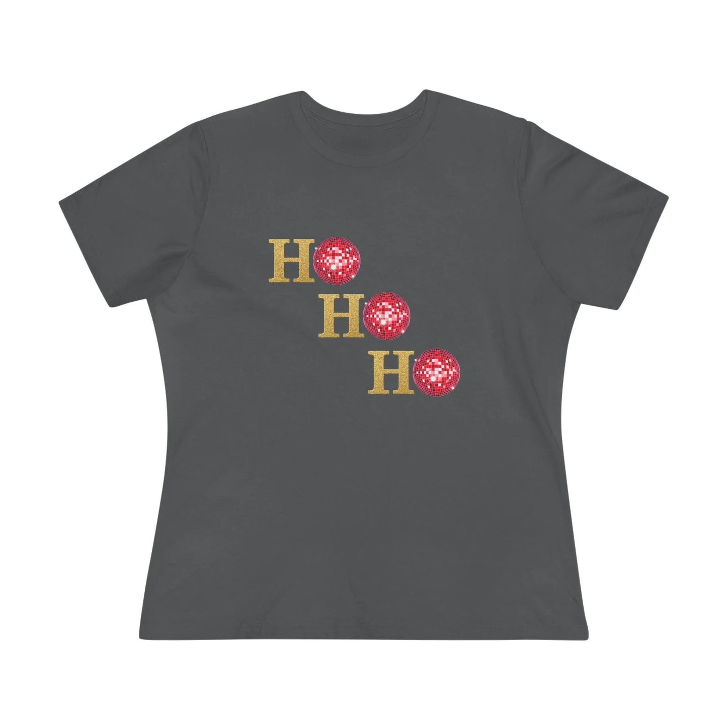 Ho Ho Ho ✨ Women's Softstyle Tee (with Disco Ball O's!) - Whippie's
