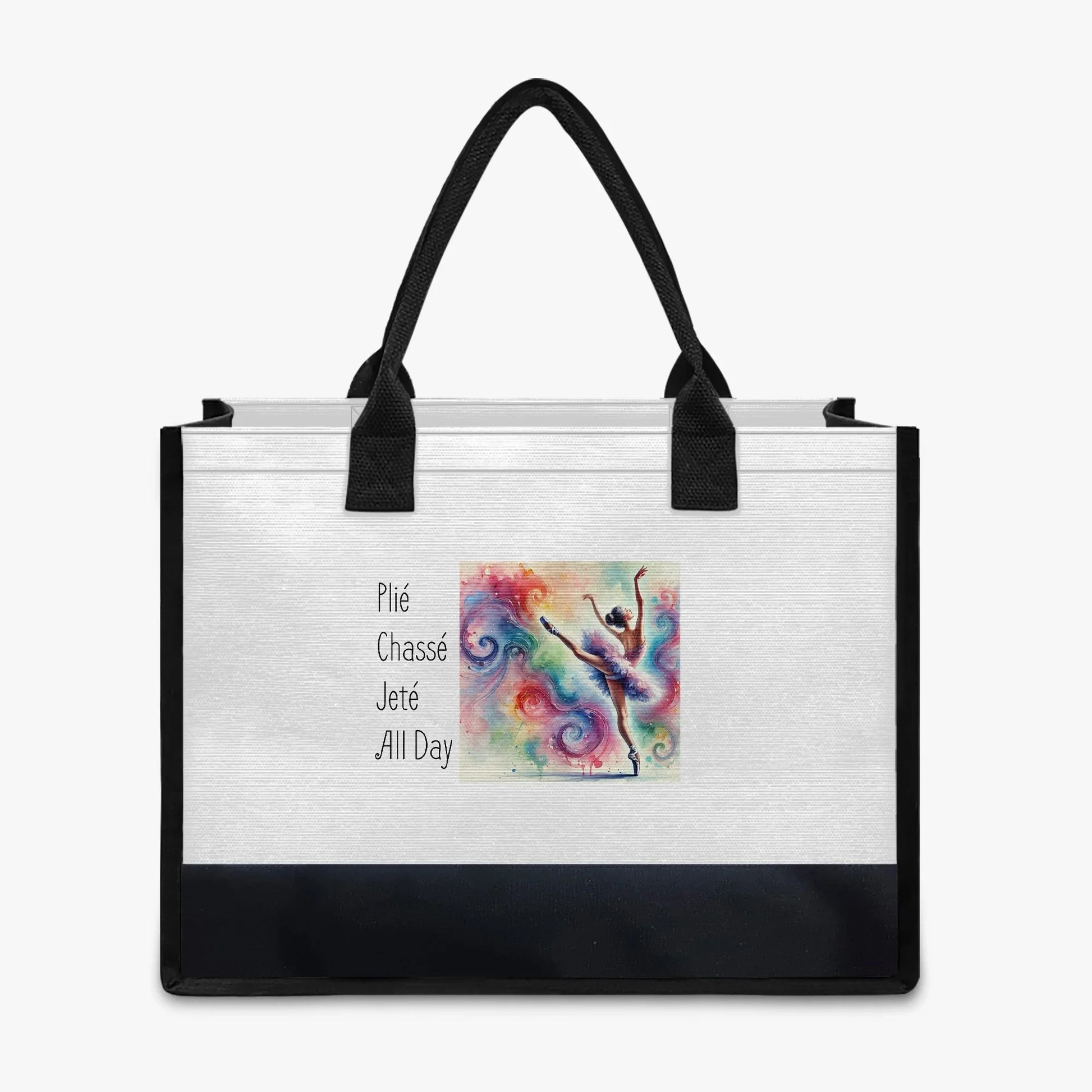 Plié Chassé Jeté All Day - Shopping Tote Bag - Whippie's