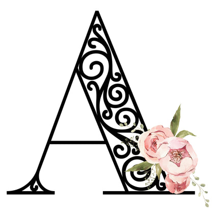 Floral Letters: Letter A - Kids Softstyle Tee - Whippie's