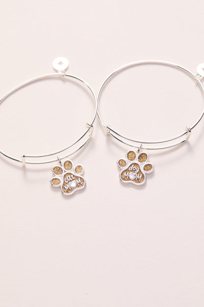 Cat Mom Charm Bangle