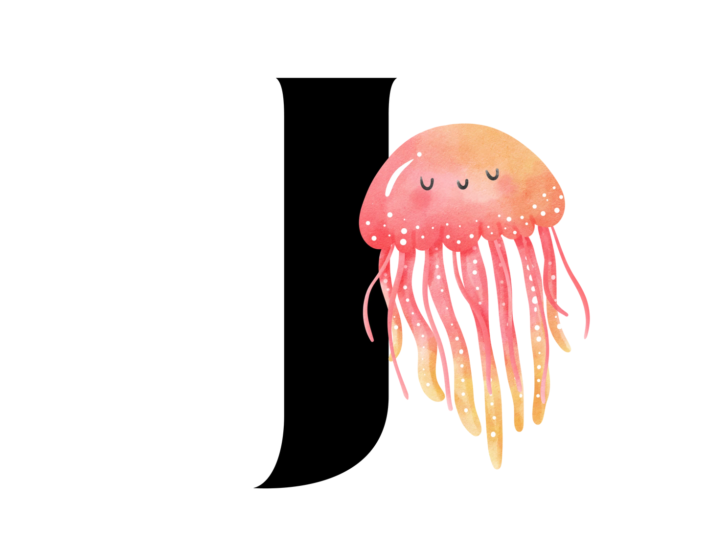 Alphabet Adventures: Letter J - Jellyfish Youth T-Shirt