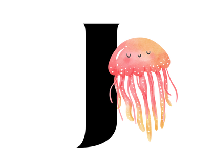 Alphabet Adventures: Letter J - Jellyfish Youth T-Shirt
