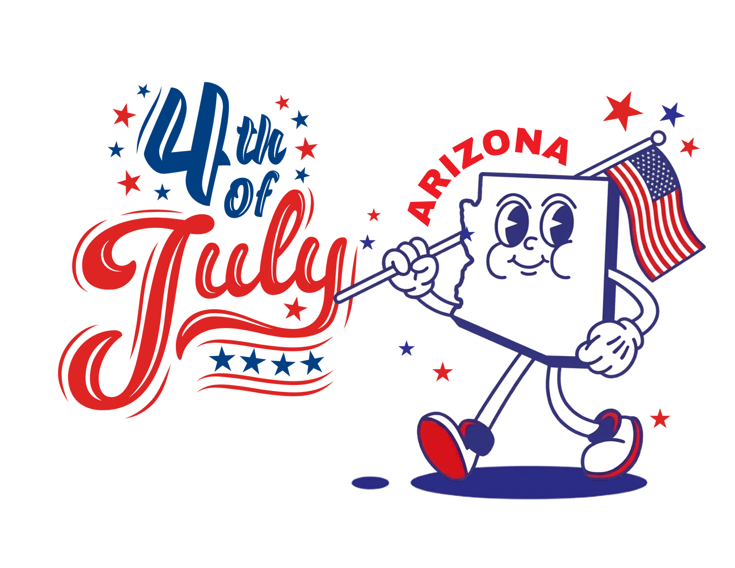 State Flag Pride - 4th of July Tee - Personalizable