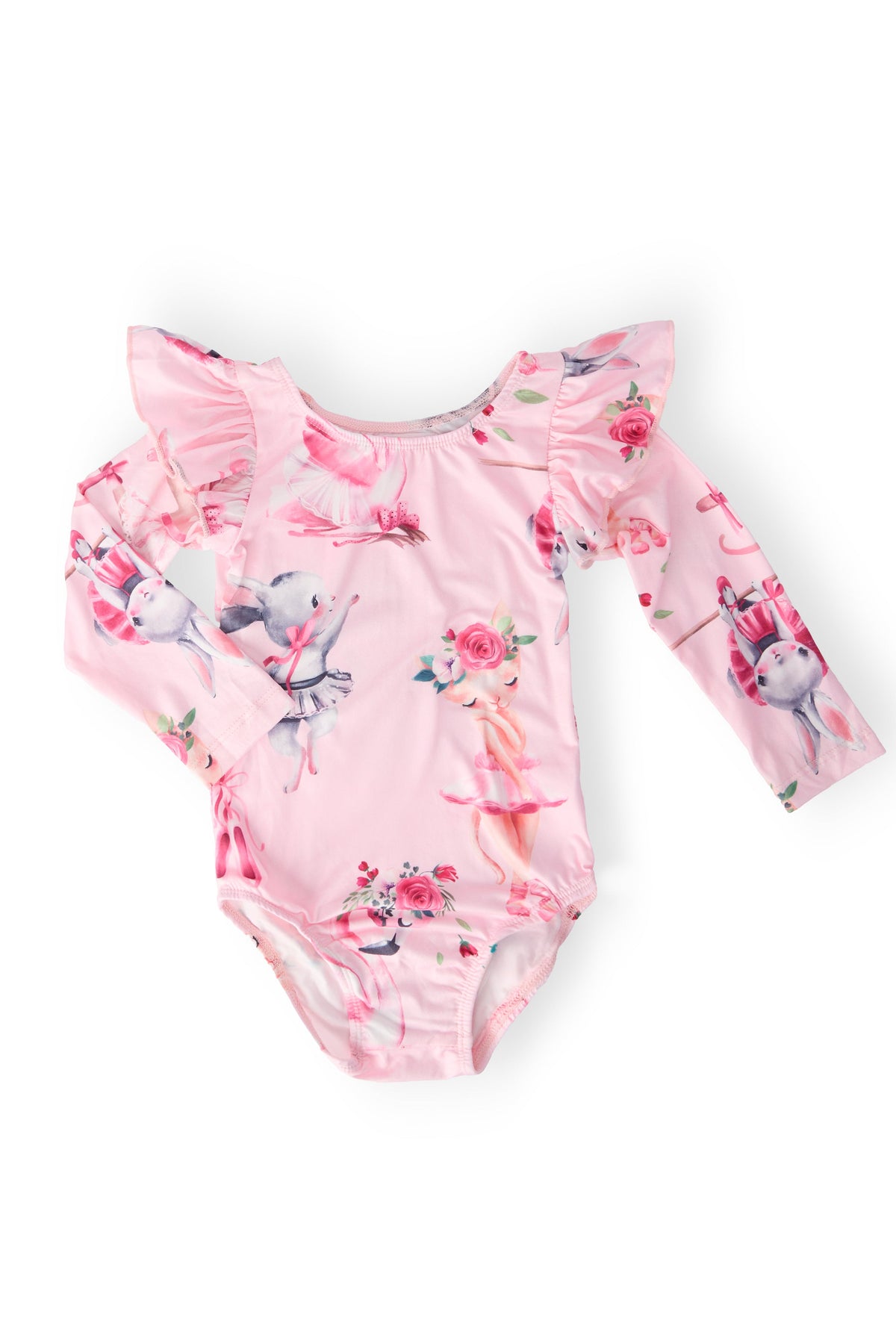 Mila & Rose Ballet Beauties long-sleeve Flutter Leotard, featured product view