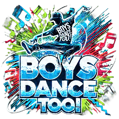 Boys Dance Too - Hip Hop - Youth Short Sleeve T-Shirt - Whippie's