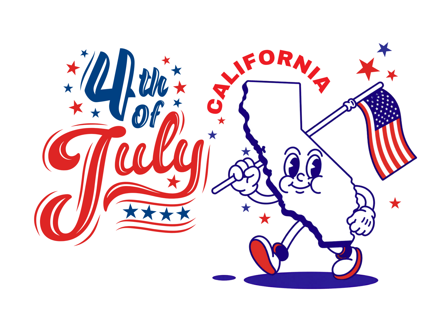 State Flag Pride - 4th of July Tee - Personalizable