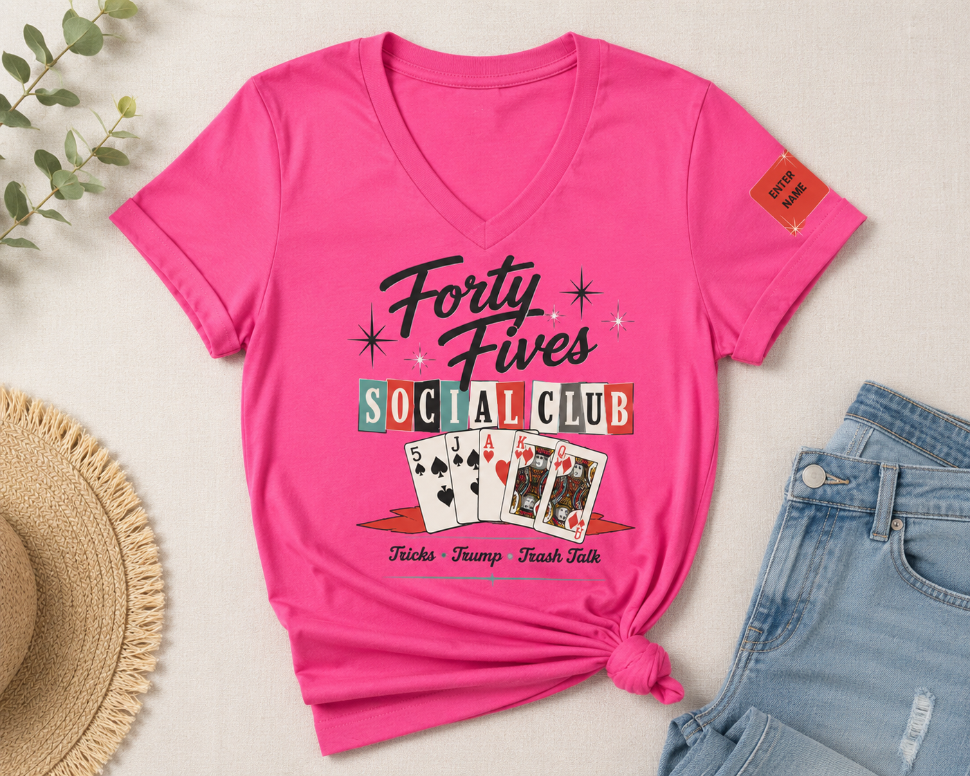 45s Shirt | Women's Social Club V-Neck