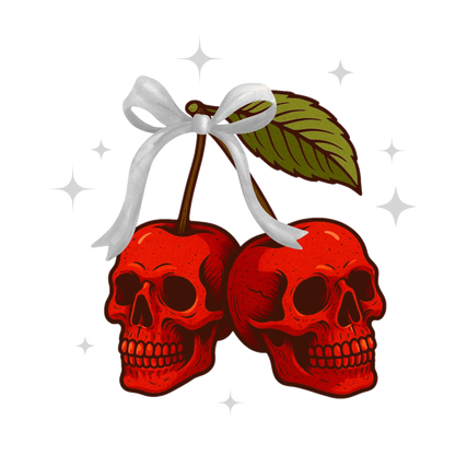 Cherry Skulls Convention Tote - Spooky & Sweet!