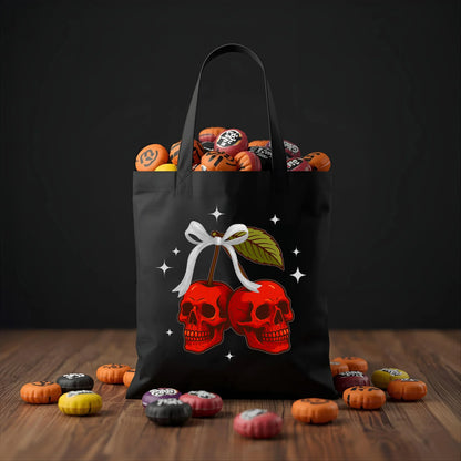 Cherry Skulls Convention Tote - Spooky & Sweet!