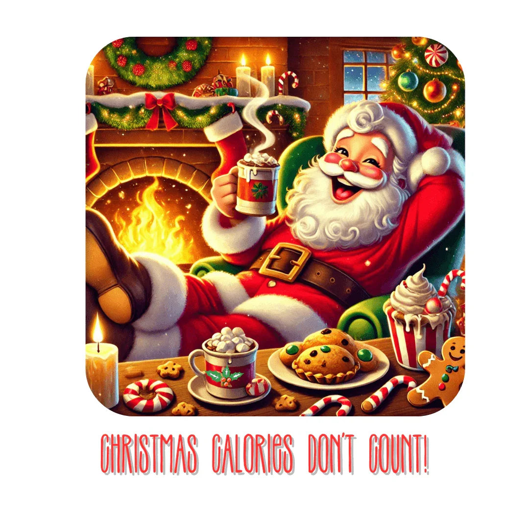 Santa: Christmas Calories Don't Count - Unisex Softstyle T-Shirt - Whippie's