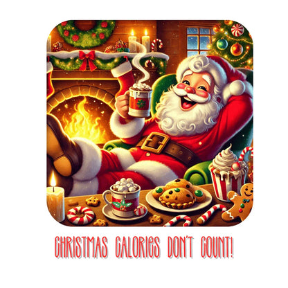 Santa: Christmas Calories Don't Count - Unisex Softstyle T-Shirt - Whippie's